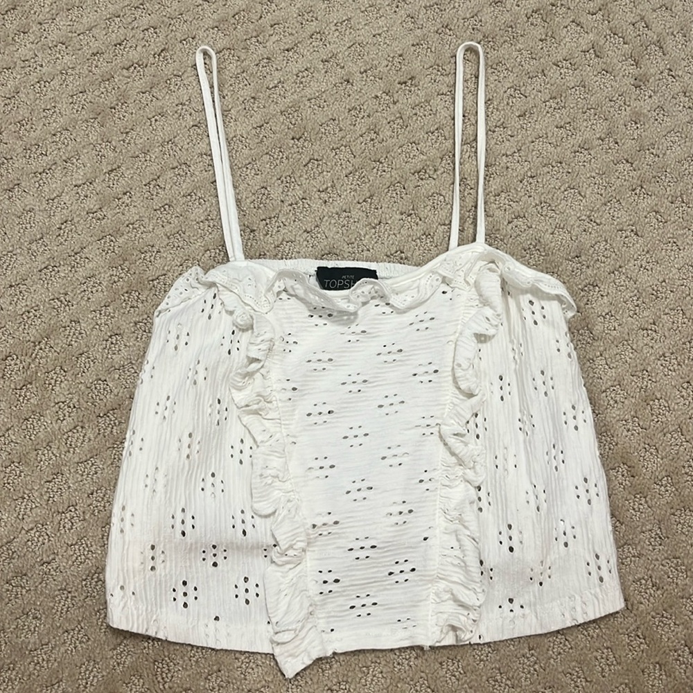 White topshop top